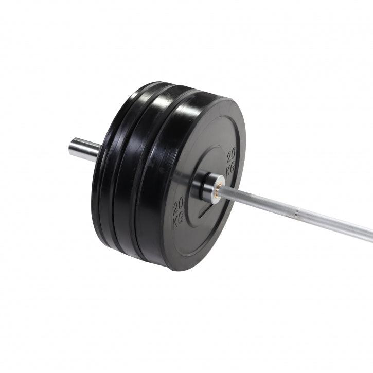 gorilla-sports-olympia-langhantel-set-bumper-plates-140-kg image 2