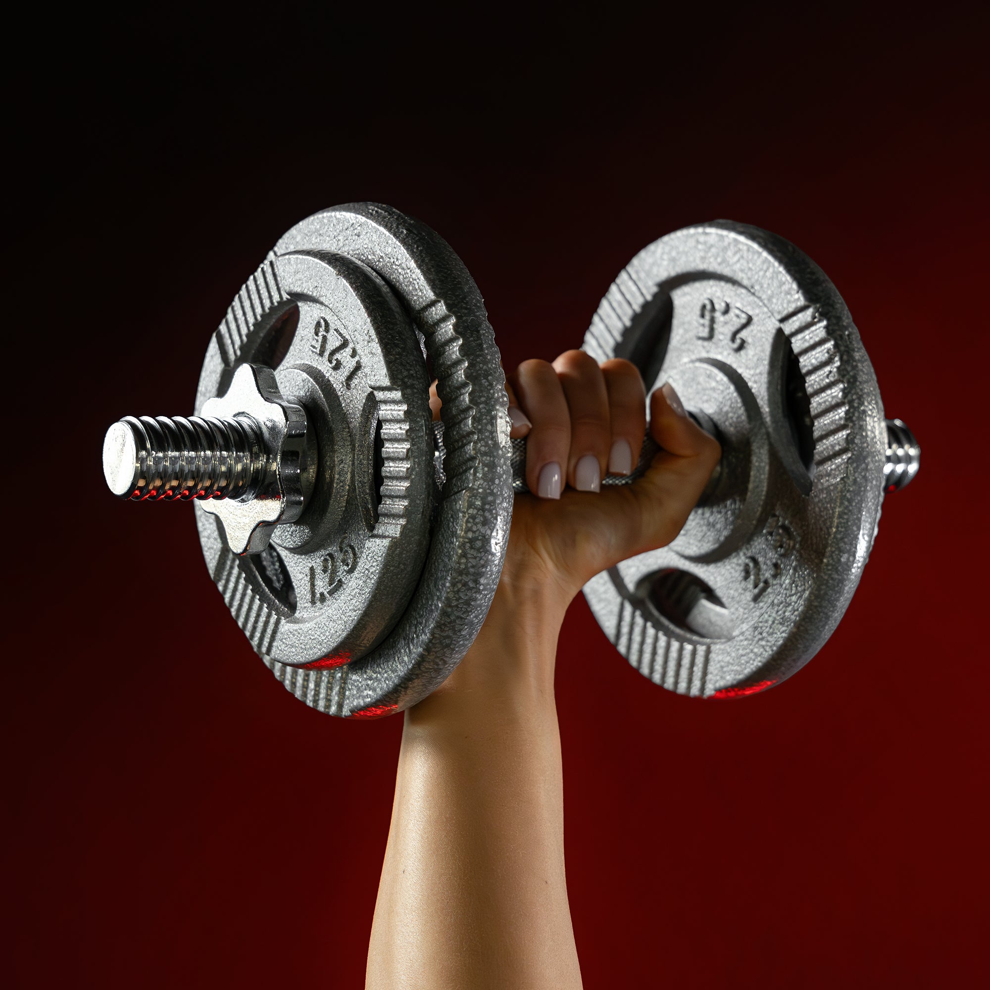 gorilla-sports-langhantel-set-gusseisen-gripper-100-kg-mit-stange image 8
