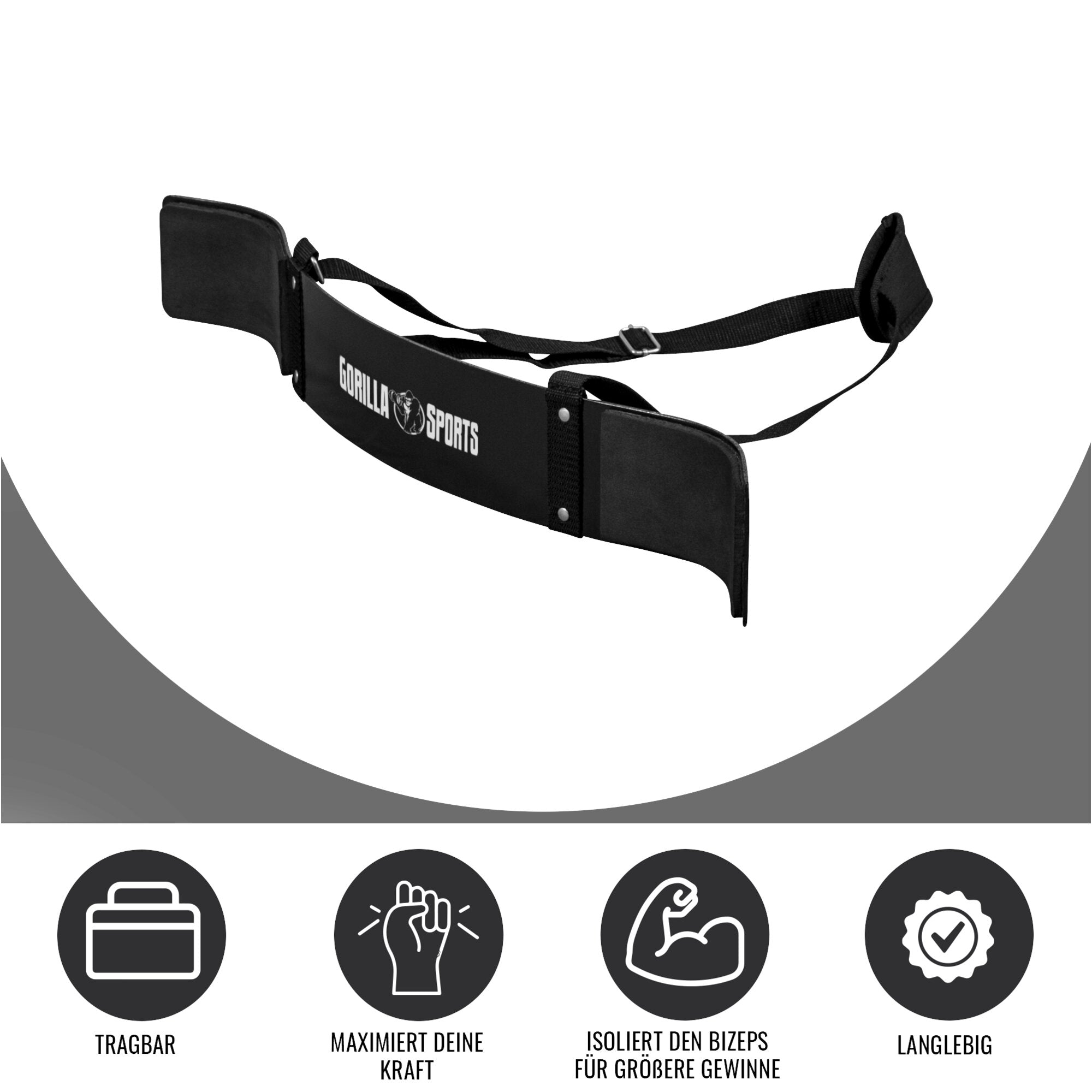 gorilla-sports-arm-blaster-bizepstrainer-schwarz image 6