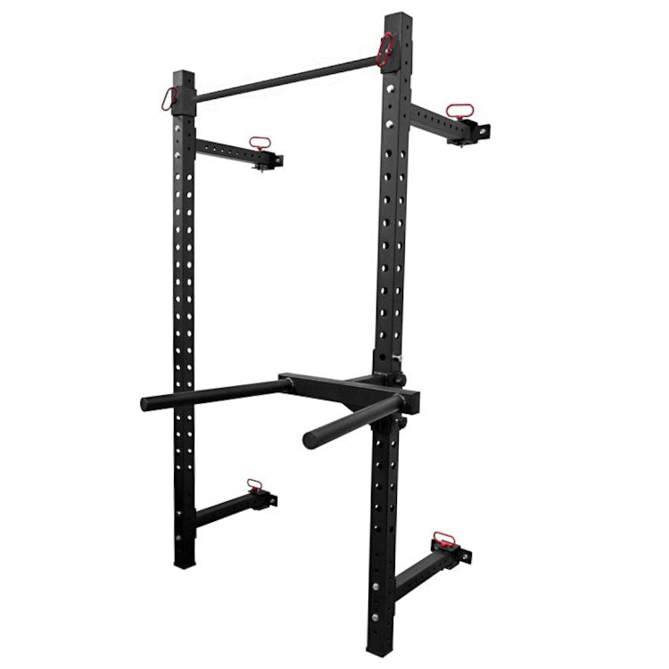 strength-shop-riot-wandmontiertes-faltbares-rack-2-1-m-schwarz-platzsparendes-kl image 4