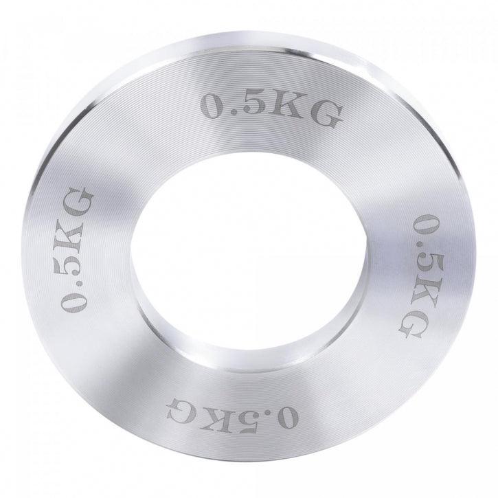 gorilla-sports-hantelscheiben-set-chrom-olympia-5-kg-inkl-tragetasche image 6
