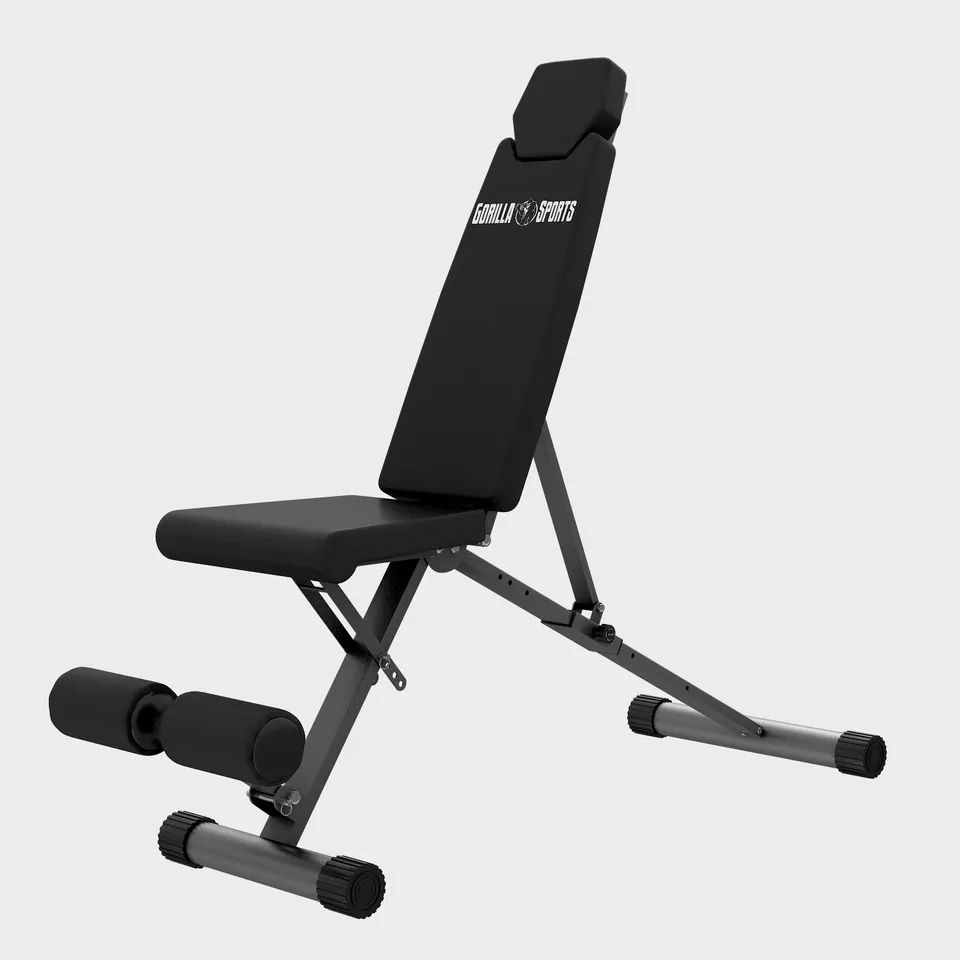 gorilla-sports-hantelbank-faltbar-8-fach-verstellbare-schr-gbank image 1