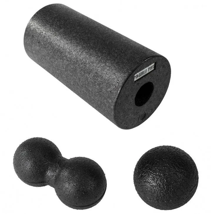 gorilla-sports-faszientraining-3er-set-rolle-ball-duo-ball image 1