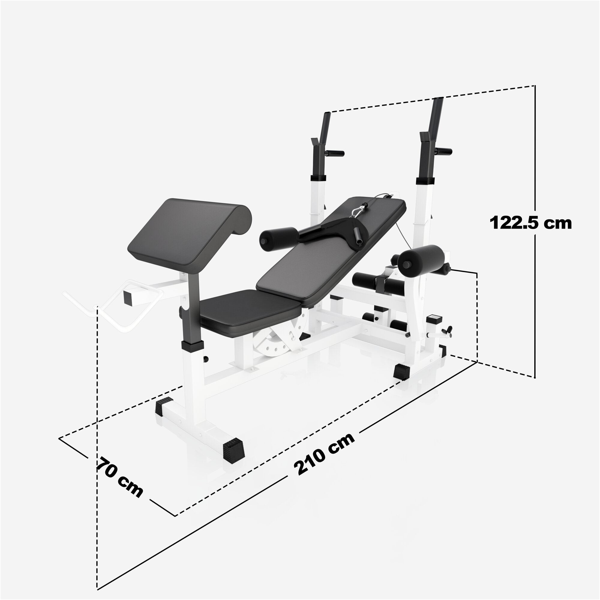 gorilla-sports-kraftstation-universal-inkl-langhantel-set-kunststoff-gripper-100 image 8
