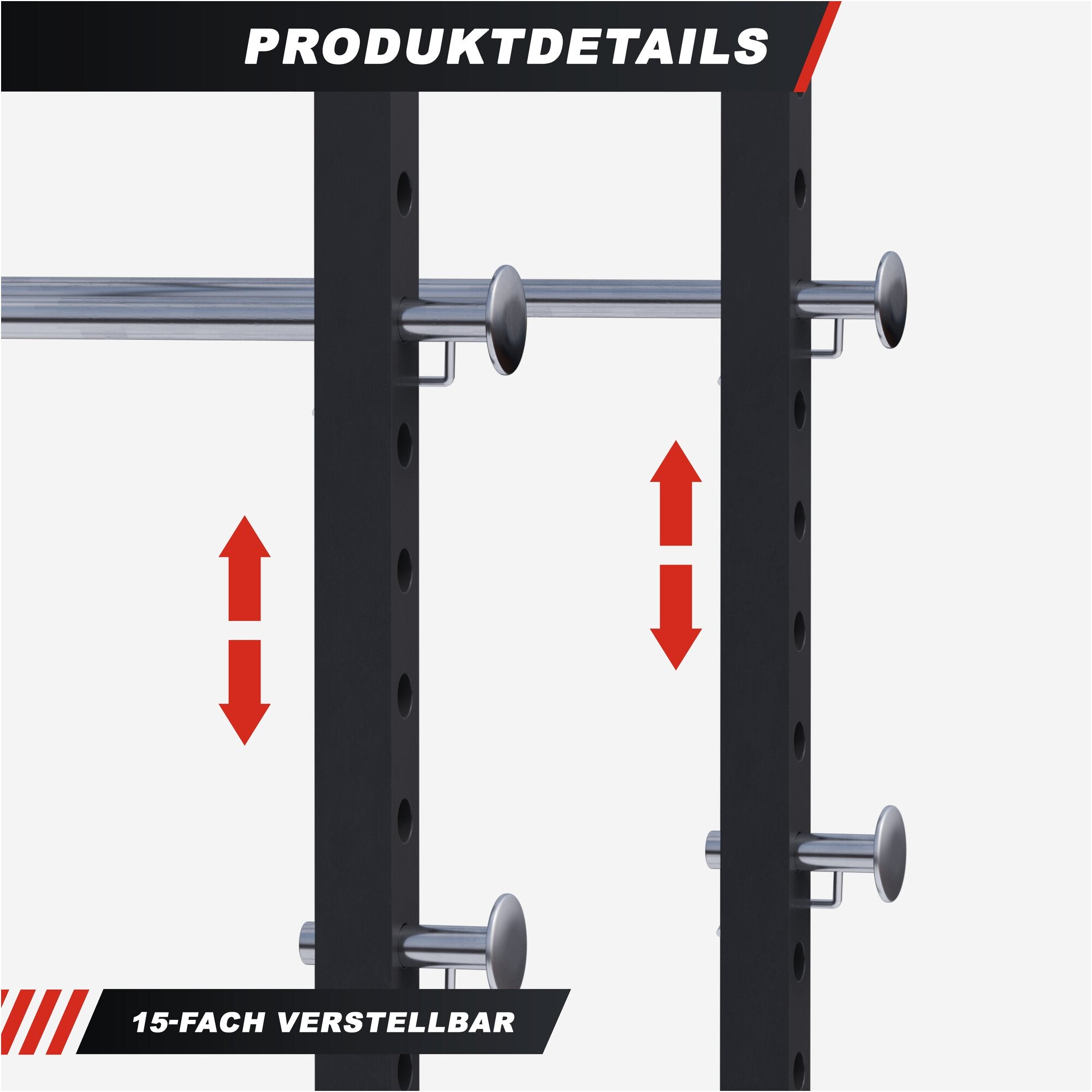 gorilla-sports-power-rack-212-cm-mit-klimmzugstange image 3