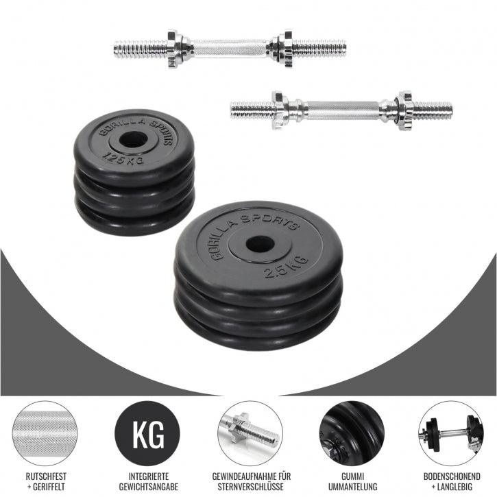 gorilla-sports-kurzhantel-set-gummi-20-kg-mit-sternverschl-ssen-2 image 8