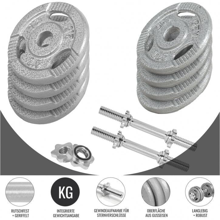 gorilla-sports-kurzhantel-set-gusseisen-gripper-30-kg-mit-sternverschl-ssen image 4