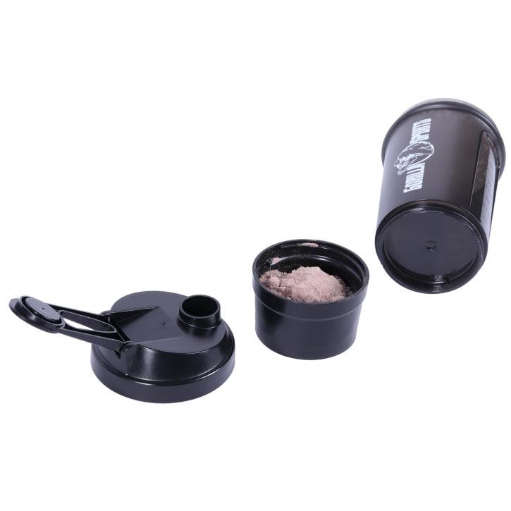 gorilla-sports-protein-shaker-mit-pulverfach-500-ml-schwarz image 4