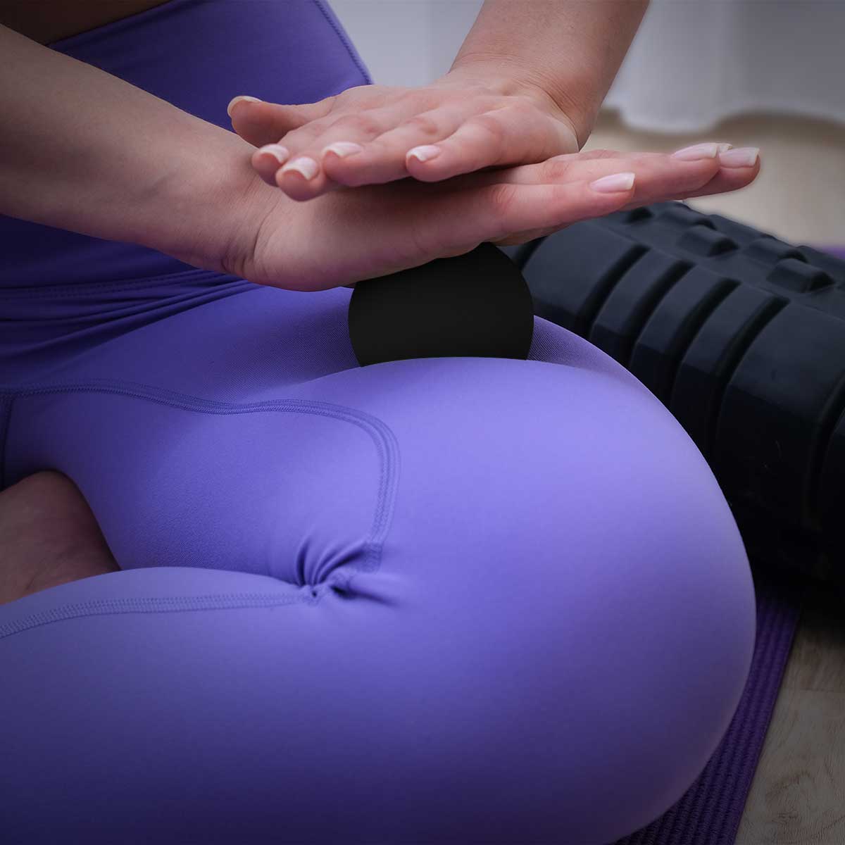 strength-shop-lacrosse-massage-ball-69-mm-schwarz image 4