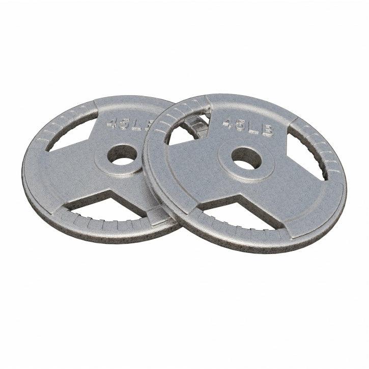 gorilla-sports-hantelscheibe-gusseisen-gripper-silber-2-2-5-45-lb-1-1-20-4-kg image 5