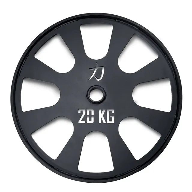 strength-shop-apollon-wheel-paar-20kg-je-rad-schwarz-pulverbeschichtet image 1