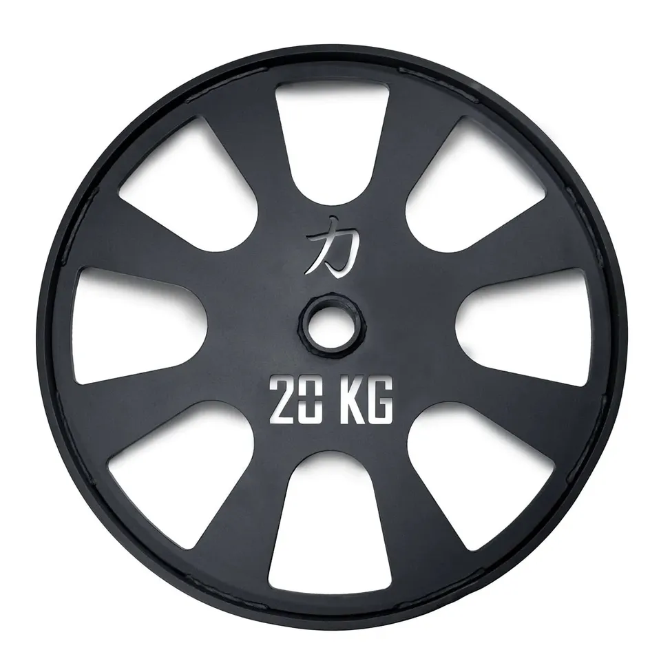 strength-shop-apollon-wheel-paar-20kg-je-rad-schwarz-pulverbeschichtet image 1