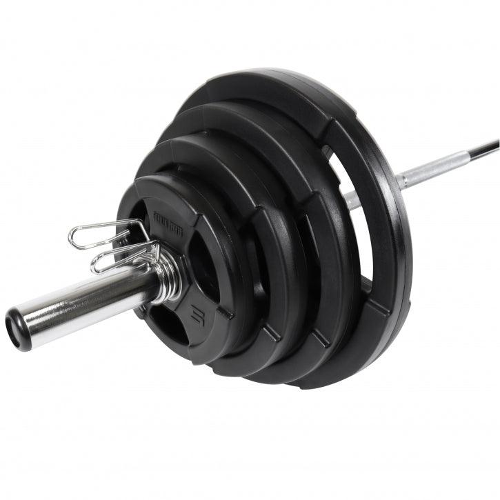 gorilla-sports-langhantel-set-olympia-kunststoff-gripper-130-kg-218-cm image 2
