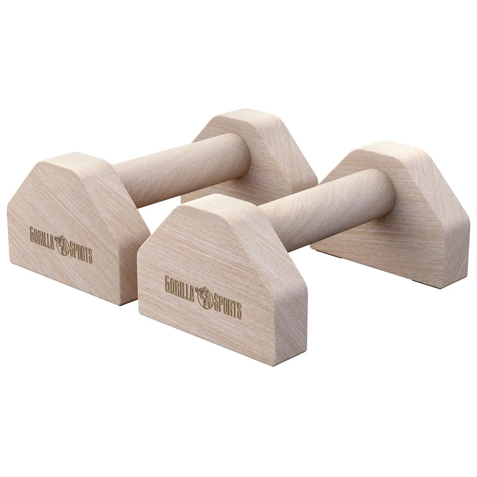 gorilla-sports-liegest-tzgriffe-2er-set-aus-holz-parallettes-calisthenics image 1