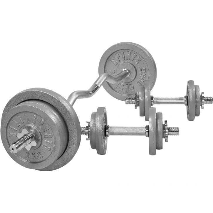 gorilla-sports-sz-curlset-gusseisen-70-kg-mit-verschl-ssen image 1