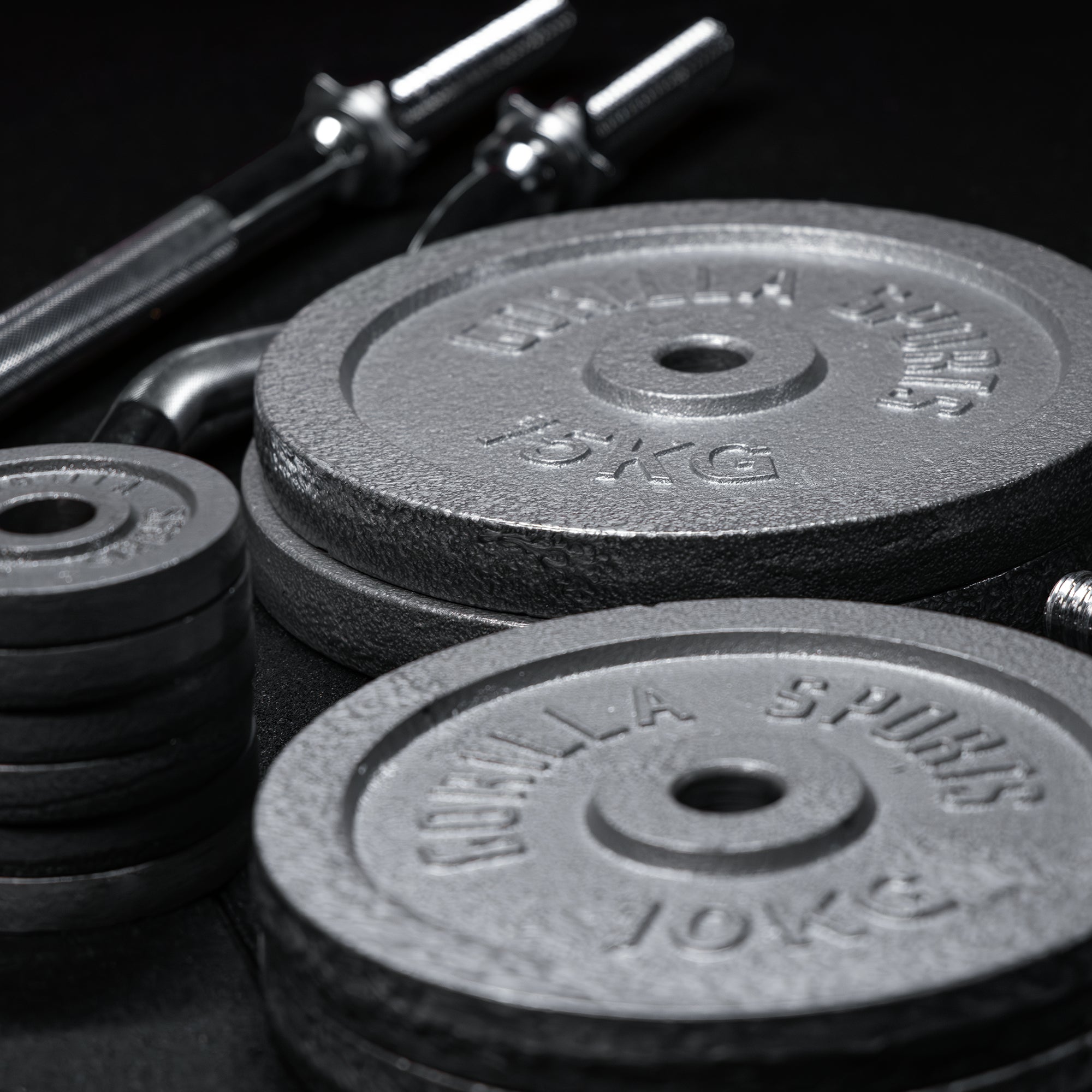 gorilla-sports-langhantel-set-gusseisen-108-kg-mit-verschl-ssen image 7