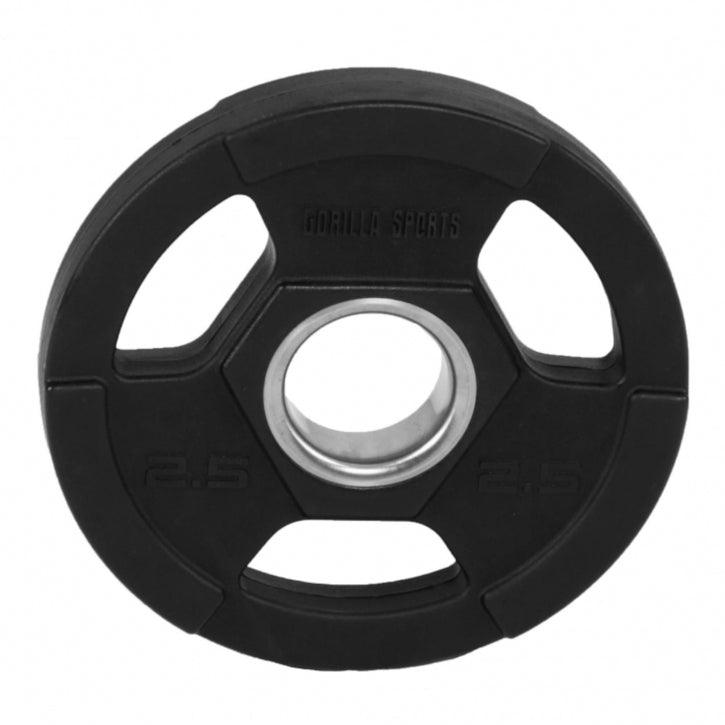 gorilla-sports-hantelscheibe-profi-2-olympia-kunststoff-gripper-50-51-mm image 4