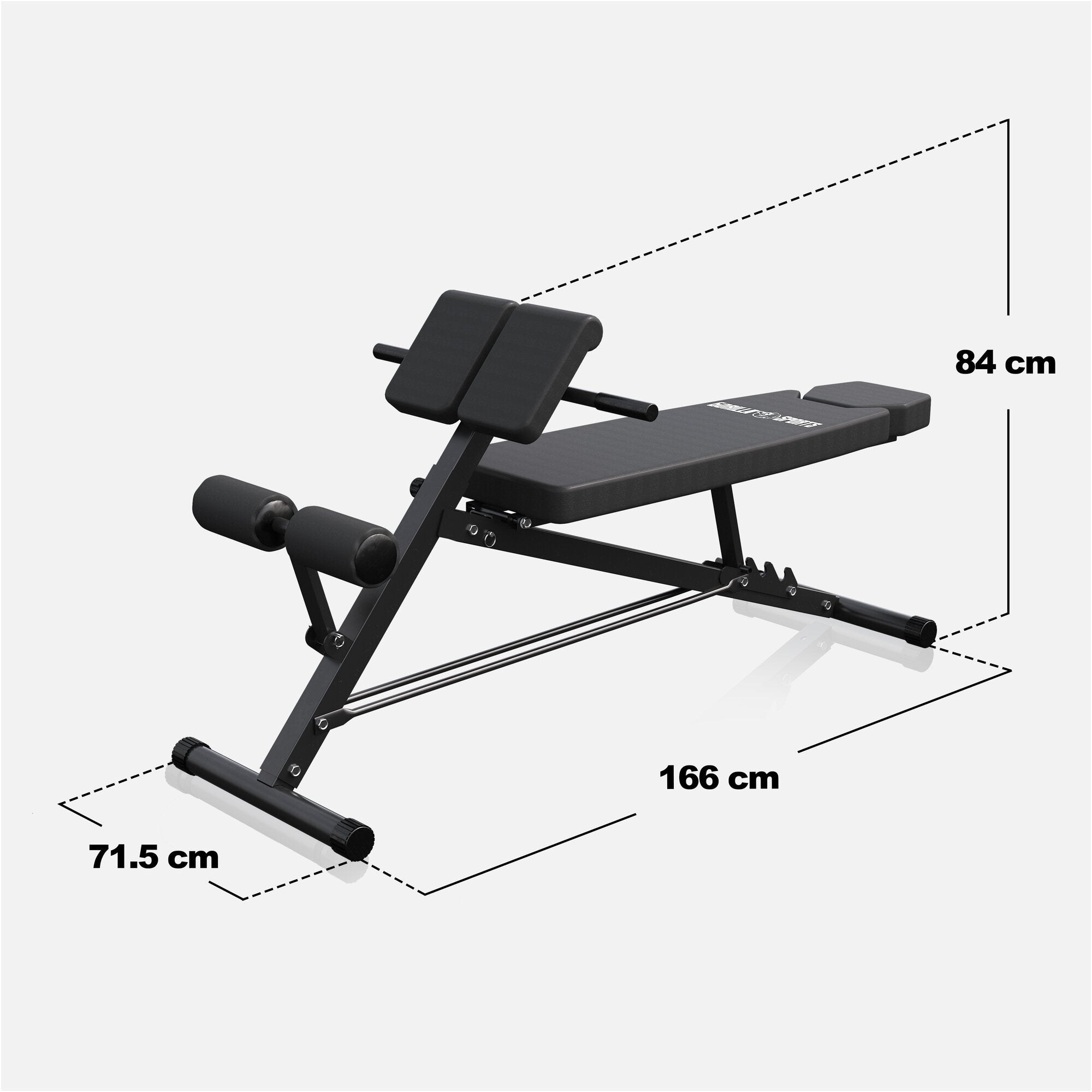 gorilla-sports-hantelbank-mit-hyperextension-verstellbare-multifunktions-schr-gb image 4