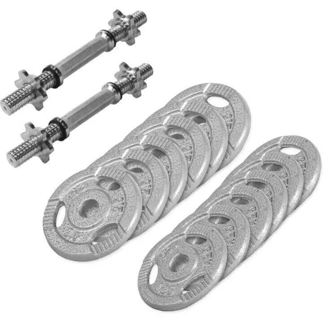 gorilla-sports-kurzhantel-set-gusseisen-gripper-27-5-kg-mit-sternverschl-ssen image 1