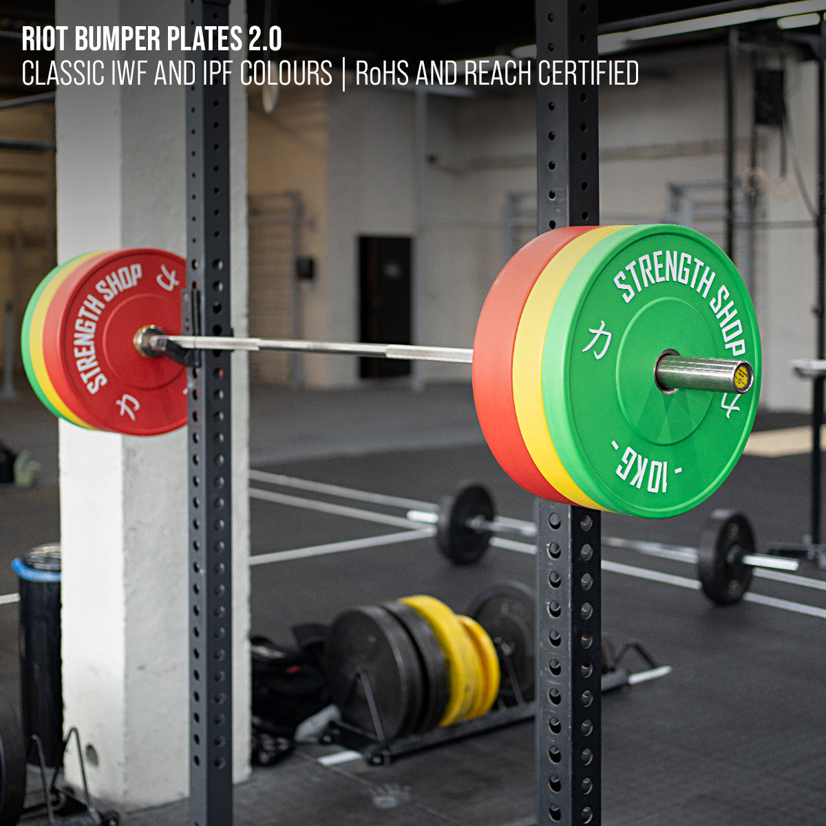 strength-shop-original-mrr-strength-bundle-rack-150kg-bumper-olympic-bar image 5
