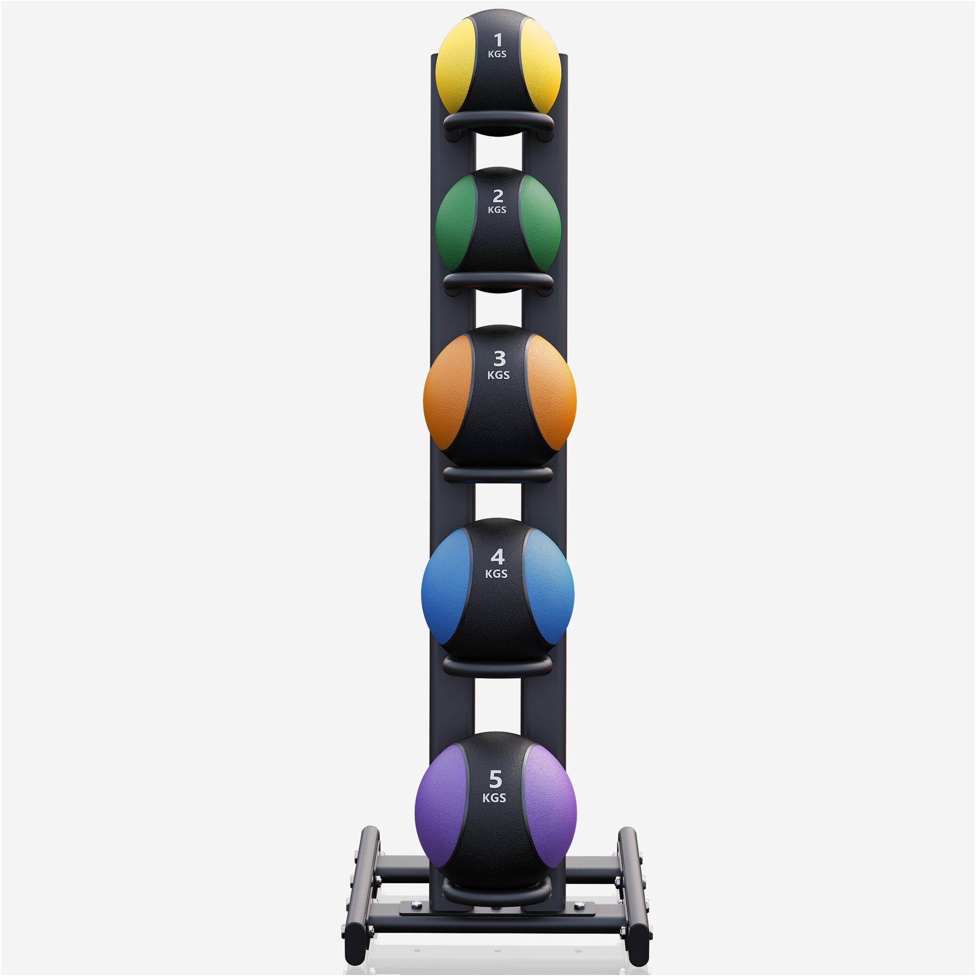 gorilla-sports-medizinball-set-gummi-1-5-kg-inkl-st-nder image 4