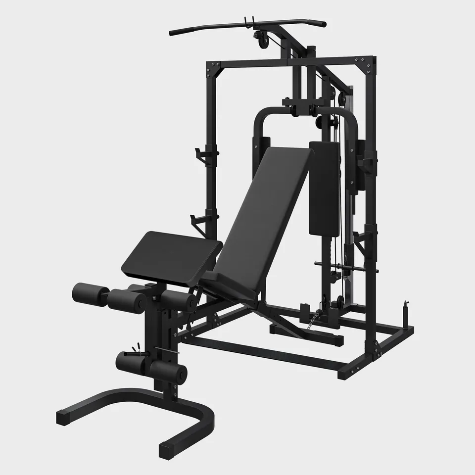 gorilla-sports-kraftstation-home-gym-inkl-hantelbank image 1