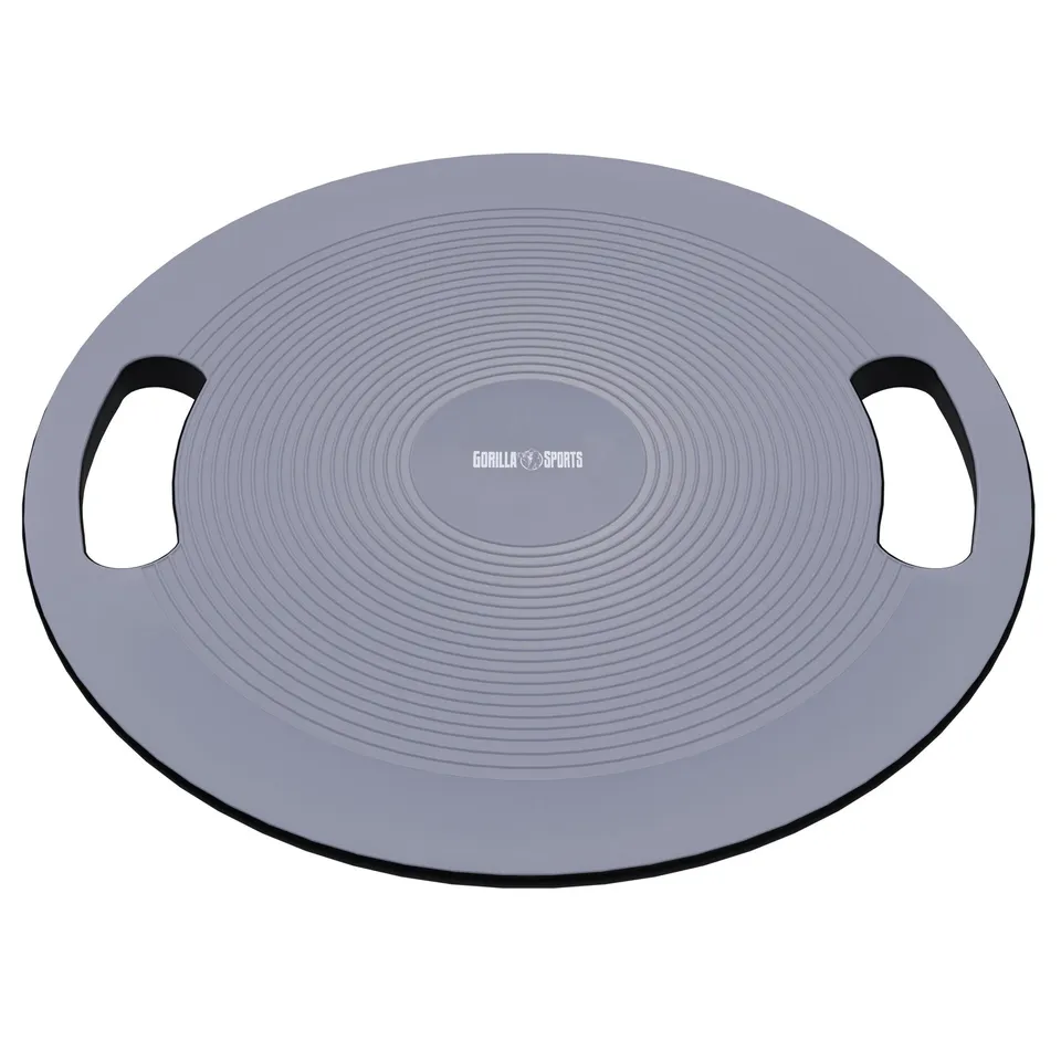 gorilla-sports-balance-board-mit-griffen-gleichgewichtsboard-f-r-kraft-und-koord image 1