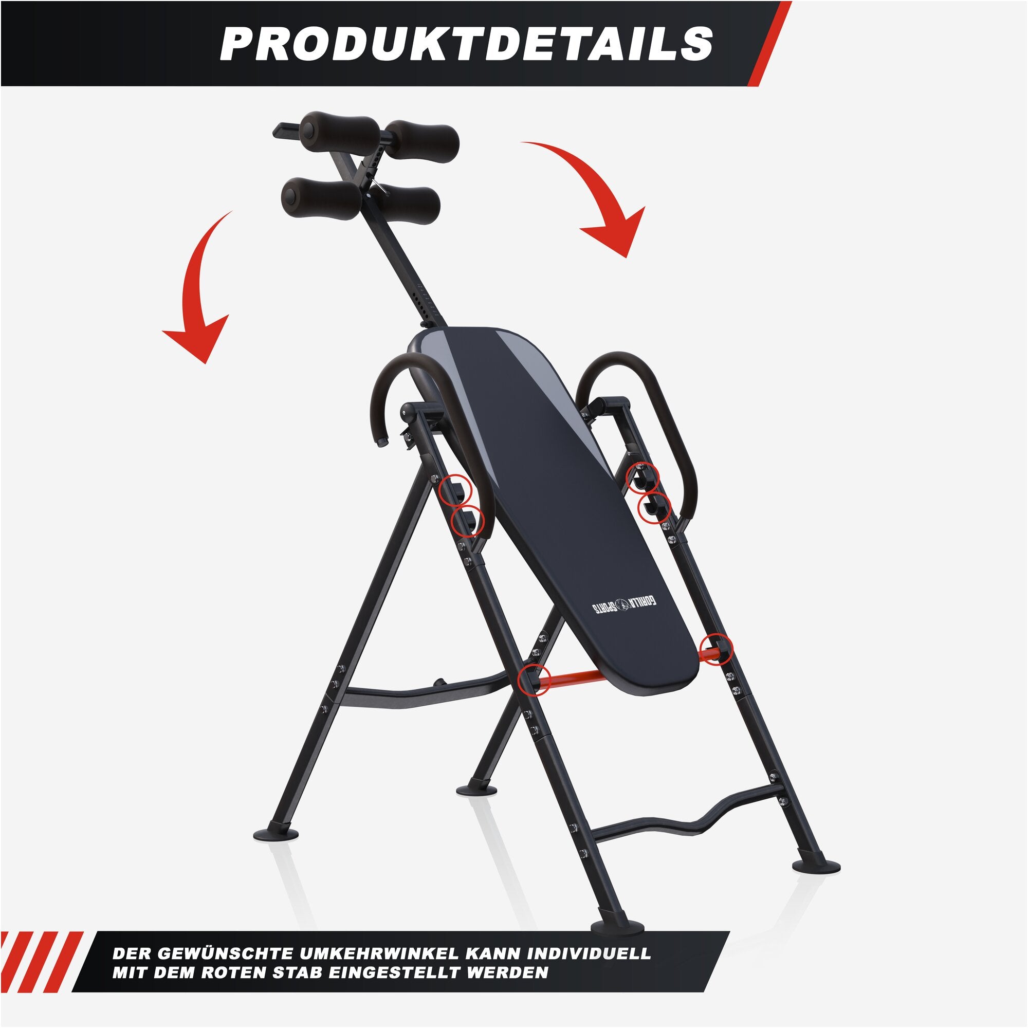 gorilla-sports-schwerkrafttrainer-h-henverstellbar-inversionsbank image 3
