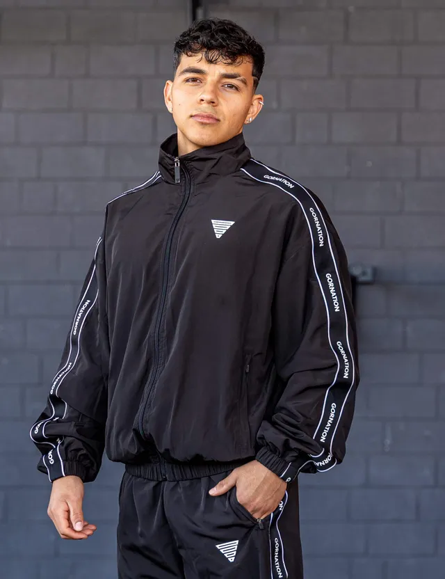 gornation-tracksuit-jacke-streetwear-trainingsjacke-mit-seitenstreifen image 1