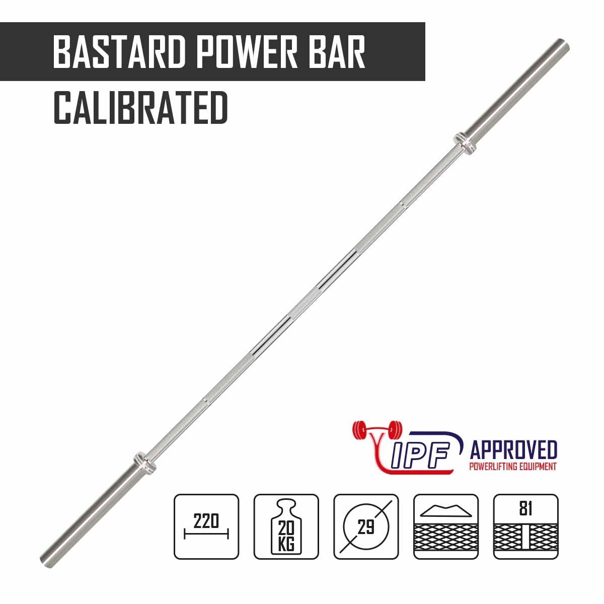strength-shop-kalibrierte-bastard-power-bar-20-kg-ipf-zertifiziert-29-mm image 2