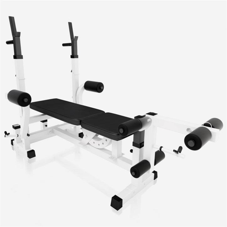 gorilla-sports-kraftstation-universal-set-gummi-108-kg-mit-hantelbank image 2