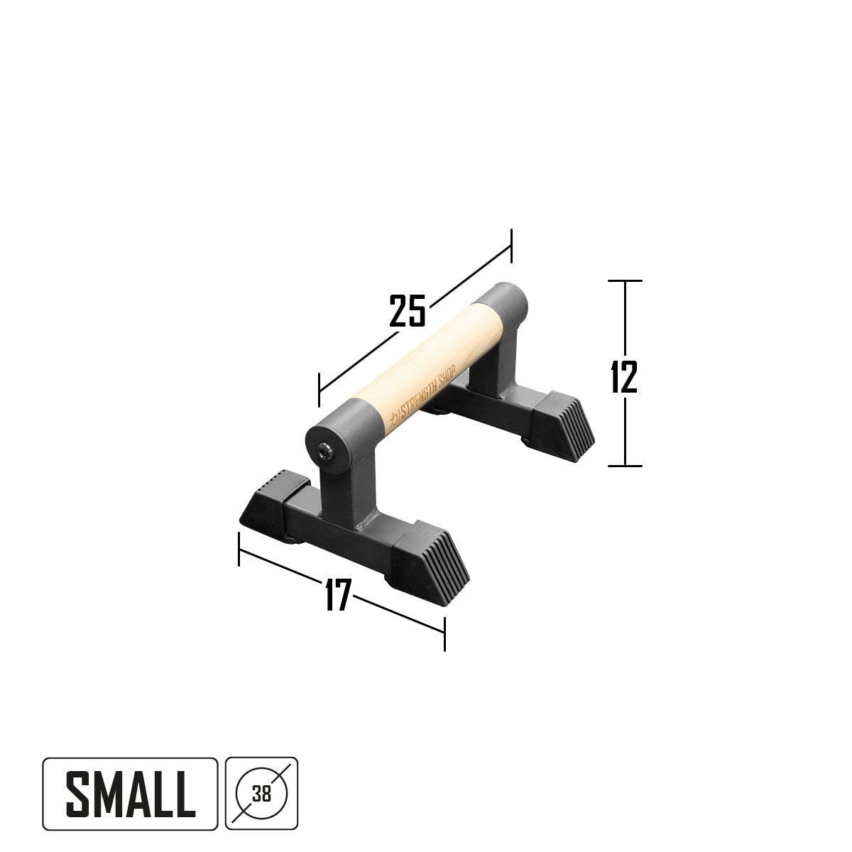 strength-shop-parallettes-st-tzbarren-holzgriff-38mm-stahlsockel-3-gr-en image 6