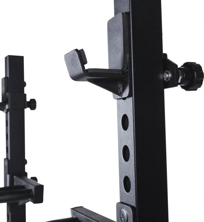 gorilla-sports-squat-rack-inkl-olympia-langhantelset-profi-140-kg image 6