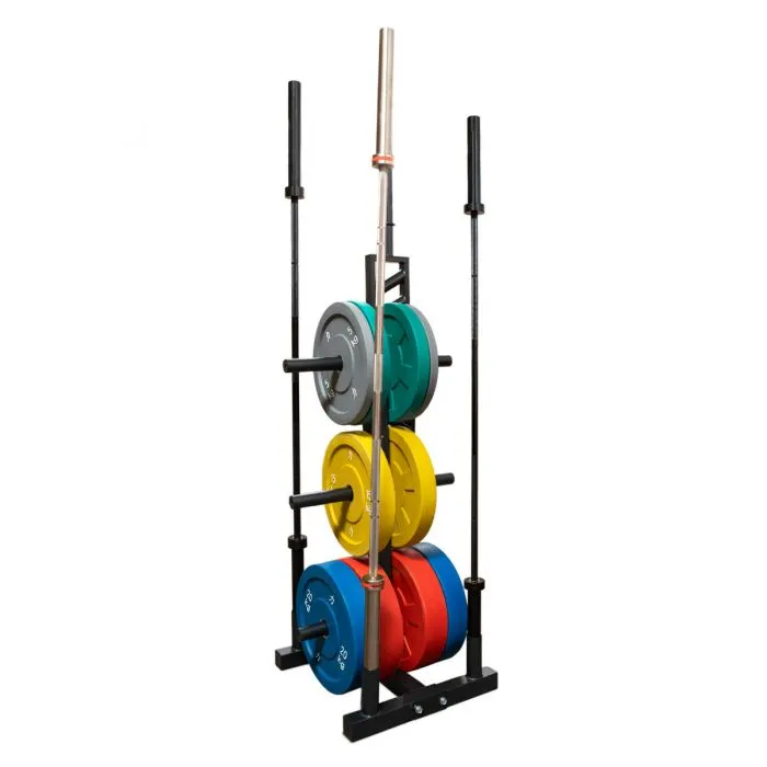 strength-shop-gewichtsbaum-f-r-bumper-plates-inkl-halterung-f-r-4-hanteln image 1