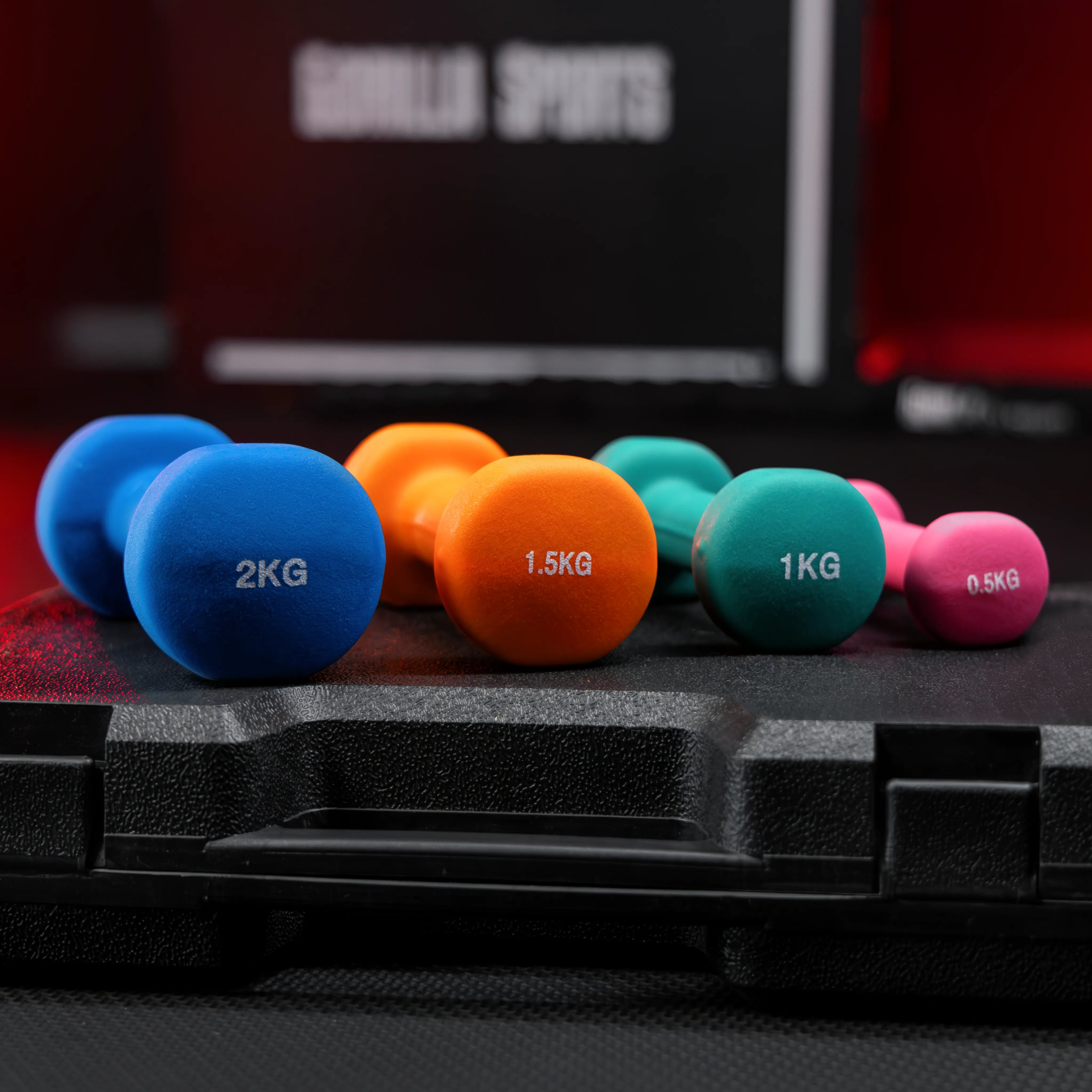 gorilla-sports-kurzhantel-set-gymnastik-neopren-10-kg-mit-koffer image 4