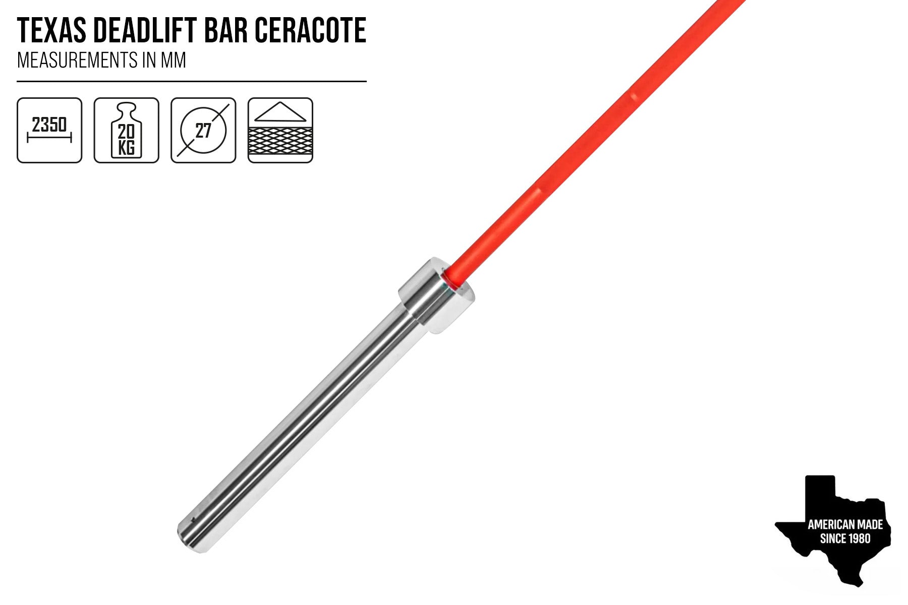 strength-shop-original-texas-deadlift-bar-verchromte-aufnahmen-rote-stange image 3