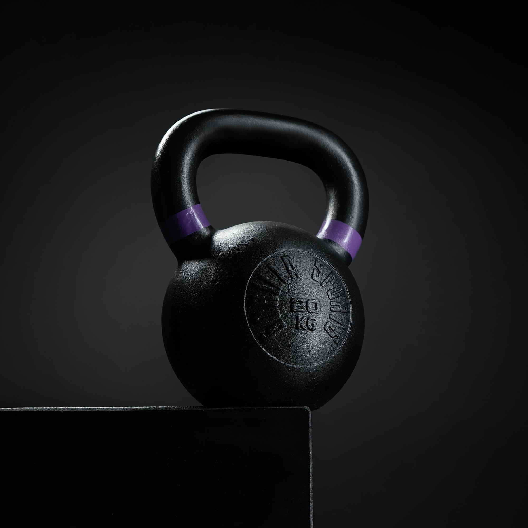 gorilla-sports-kettlebell-olympia-schwarz-aus-gusseisen-4-32-kg-mit-farbmarkieru image 4