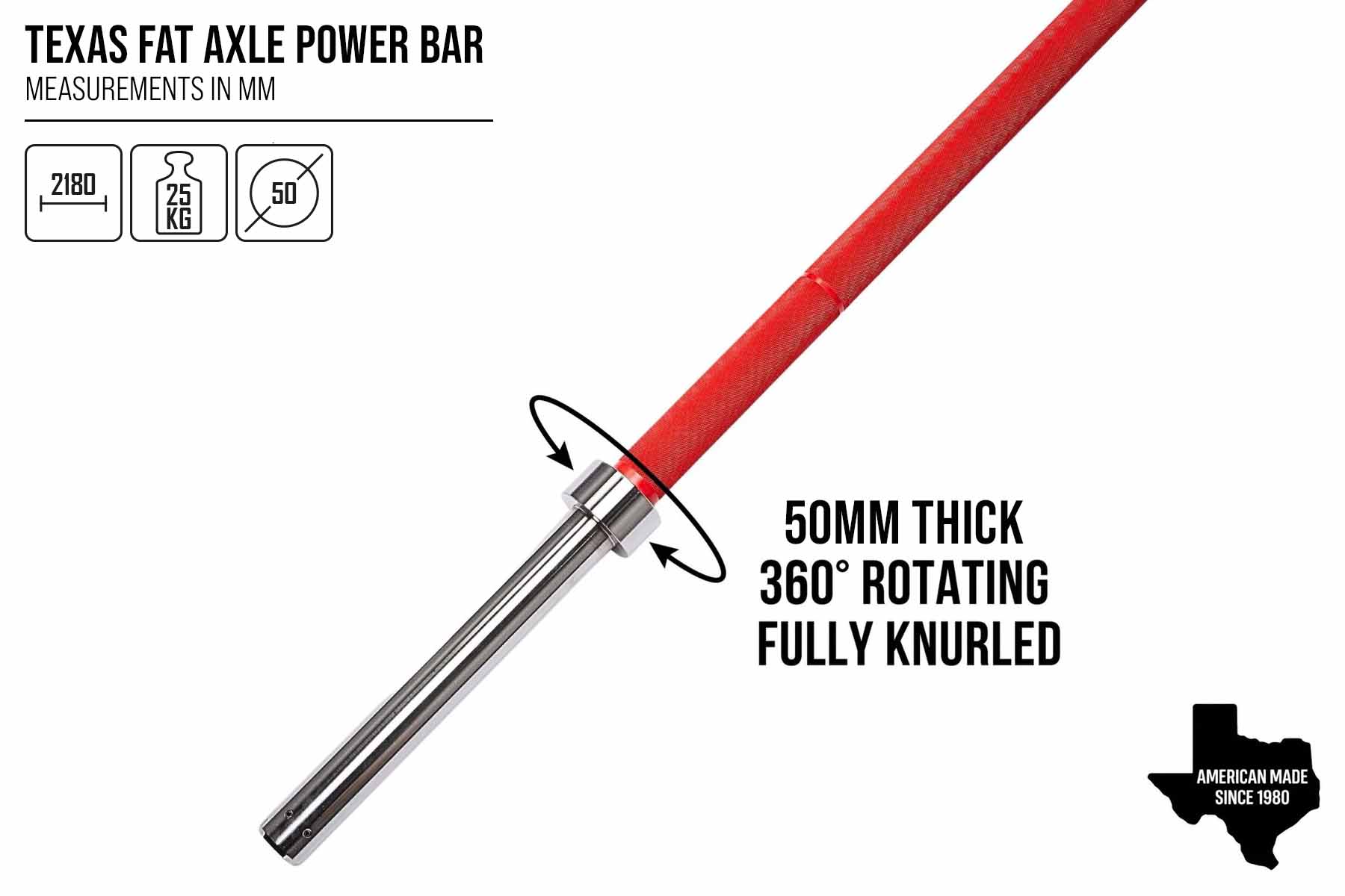 strength-shop-original-texas-fat-axle-power-bar-50mm-rotes-cerakote image 3