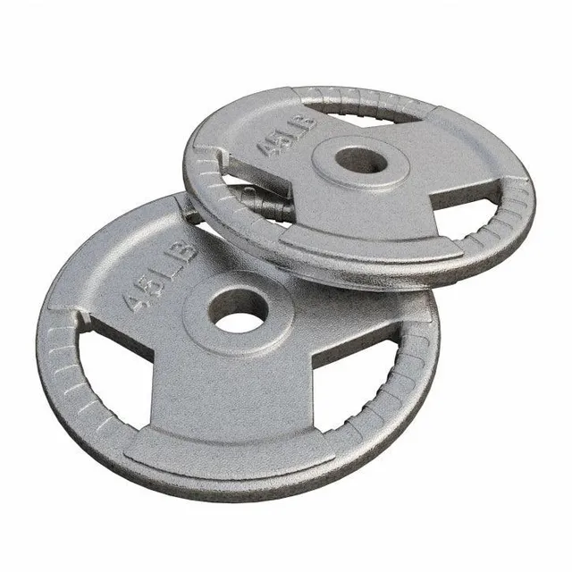 gorilla-sports-hantelscheibe-gusseisen-gripper-silber-2-2-5-45-lb-1-1-20-4-kg image 1