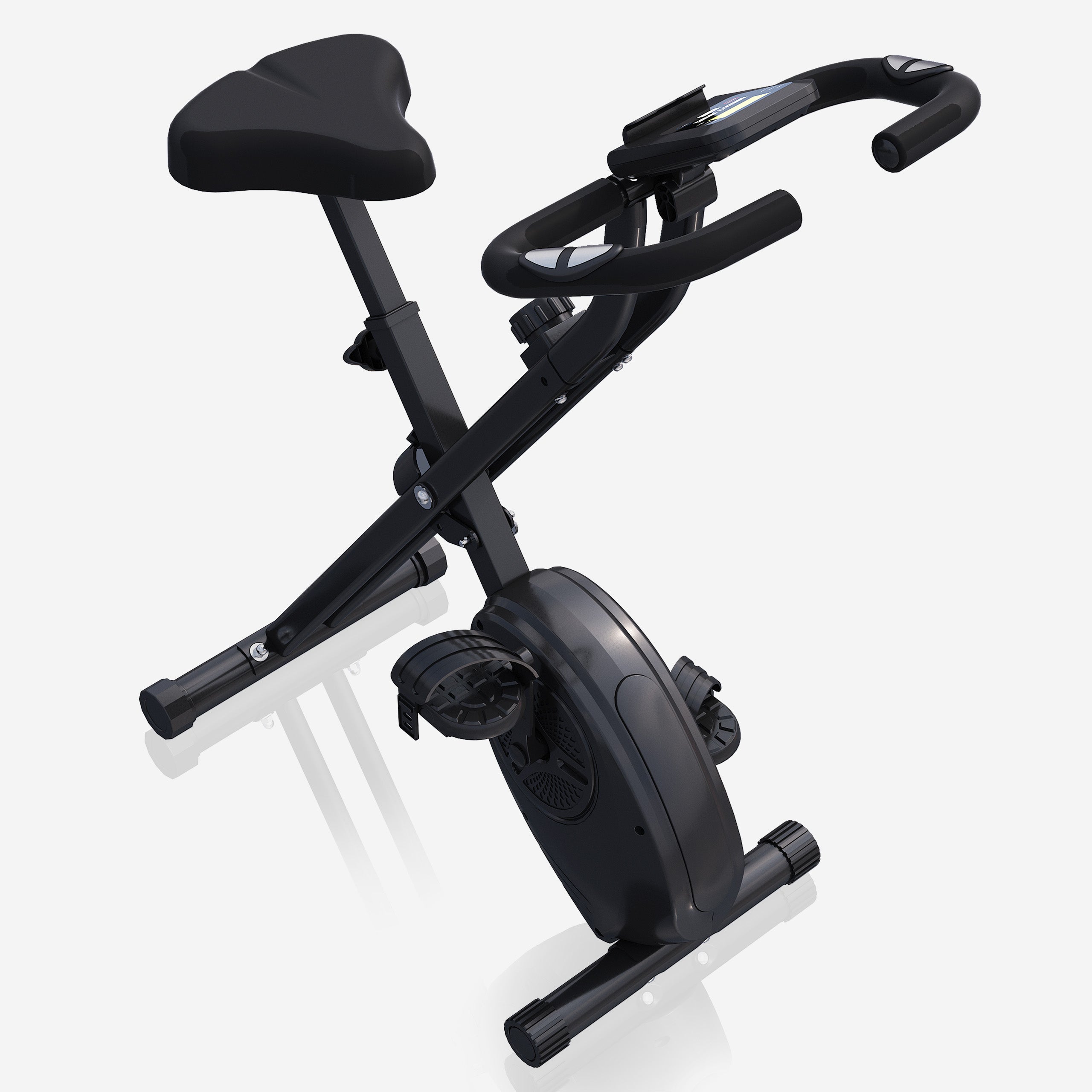 gorilla-sports-heimtrainer-fahrrad-klappbar-x-frame-magnetwiderstand-mit-8-stufe image 3