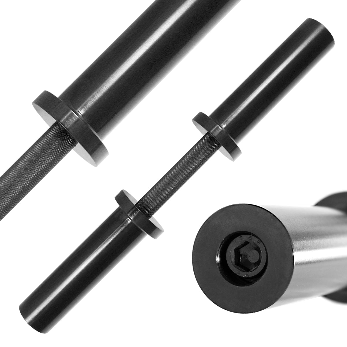 strength-shop-olympia-kurzhantelstange-mit-drehbaren-scheibenaufnahmen image 1