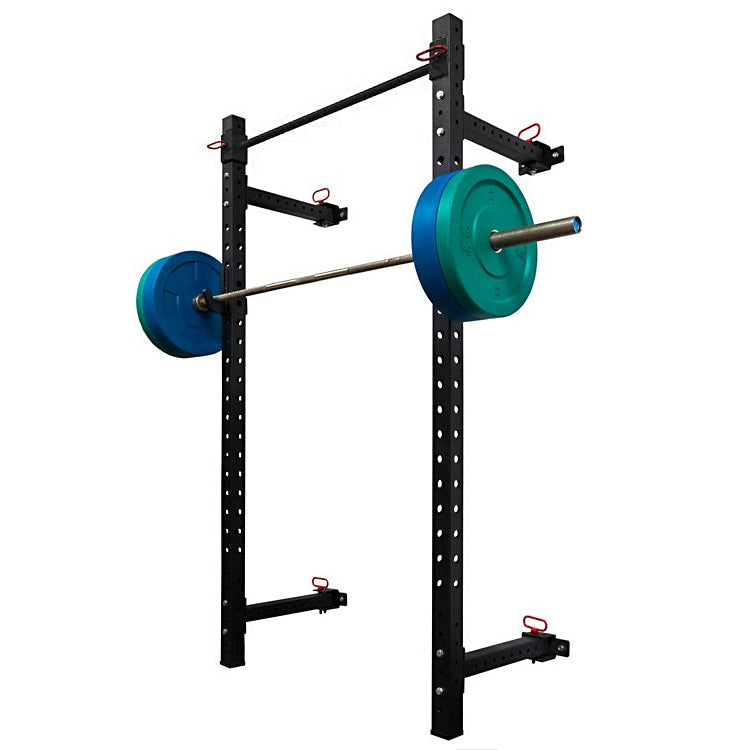 strength-shop-riot-wandmontiertes-faltbares-rack-2-1-m-schwarz-platzsparendes-kl image 2