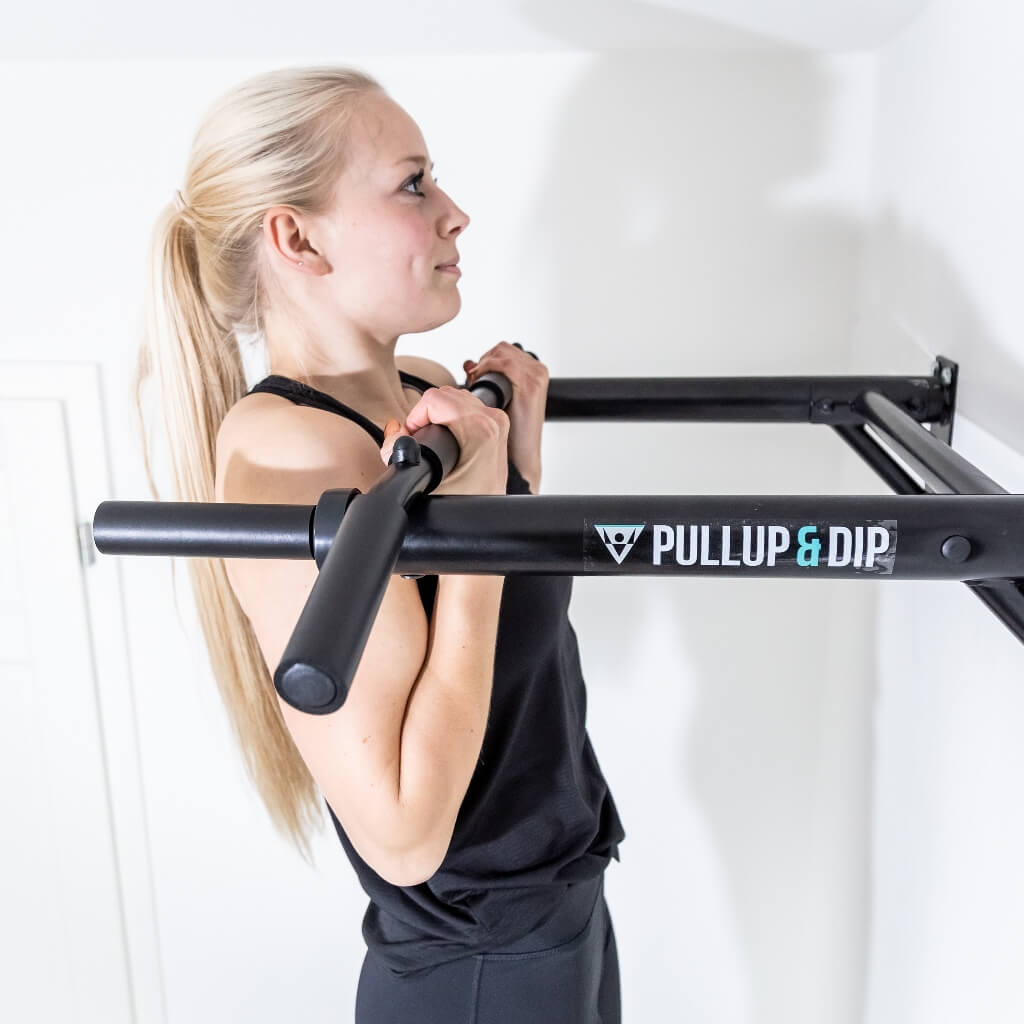pullup-dip-klimmzugstange-wand-inkl-klimmzug-band image 2