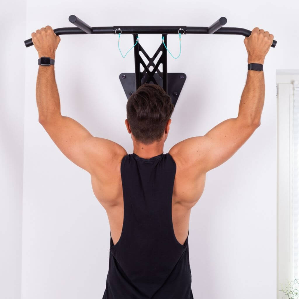 pullup-dip-klimmzugstange-und-dip-stange-f-r-wandmontage-indoor-outdoor image 2