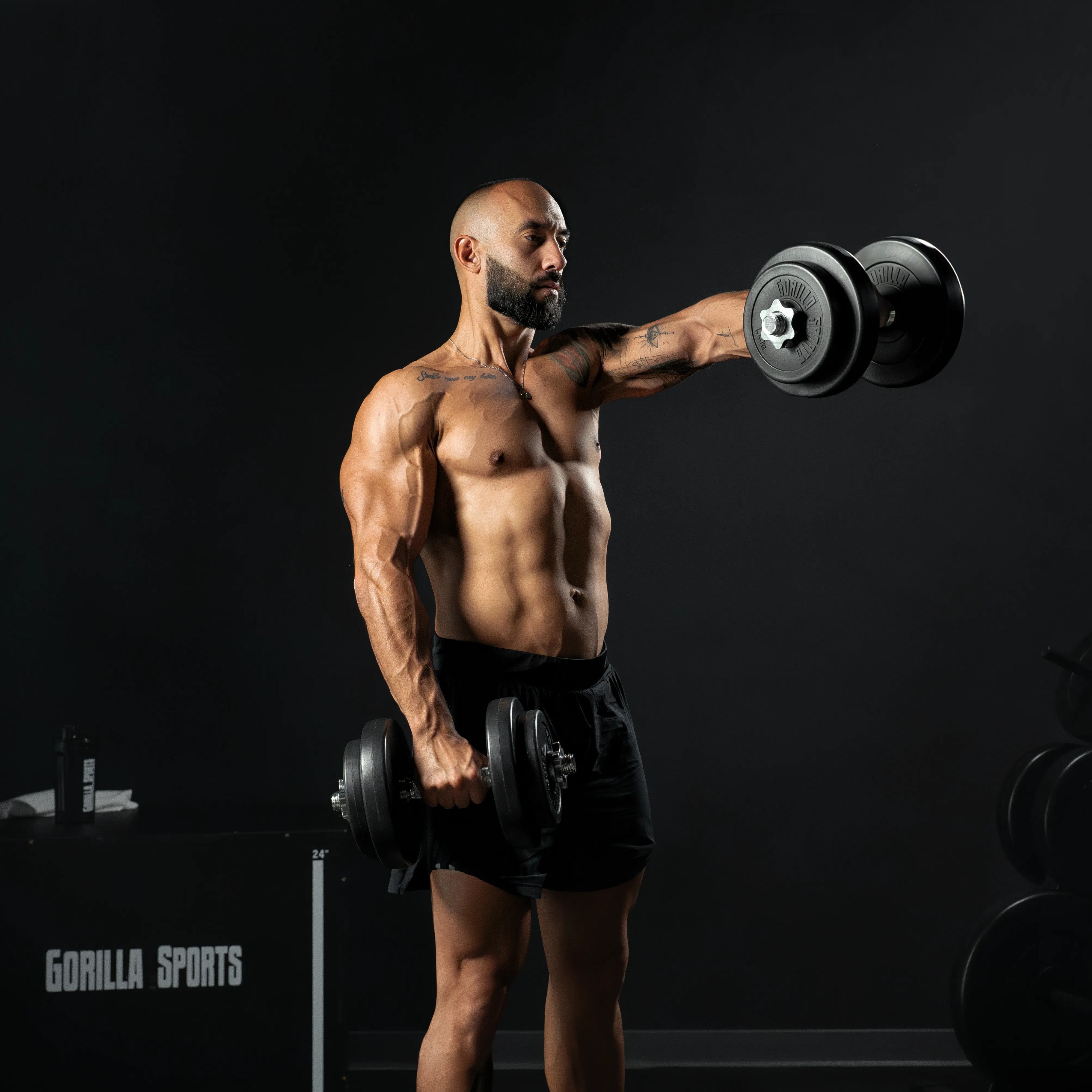 gorilla-sports-kurzhantel-set-kunststoff-20-kg-30-kg-mit-sternverschl-ssen image 7