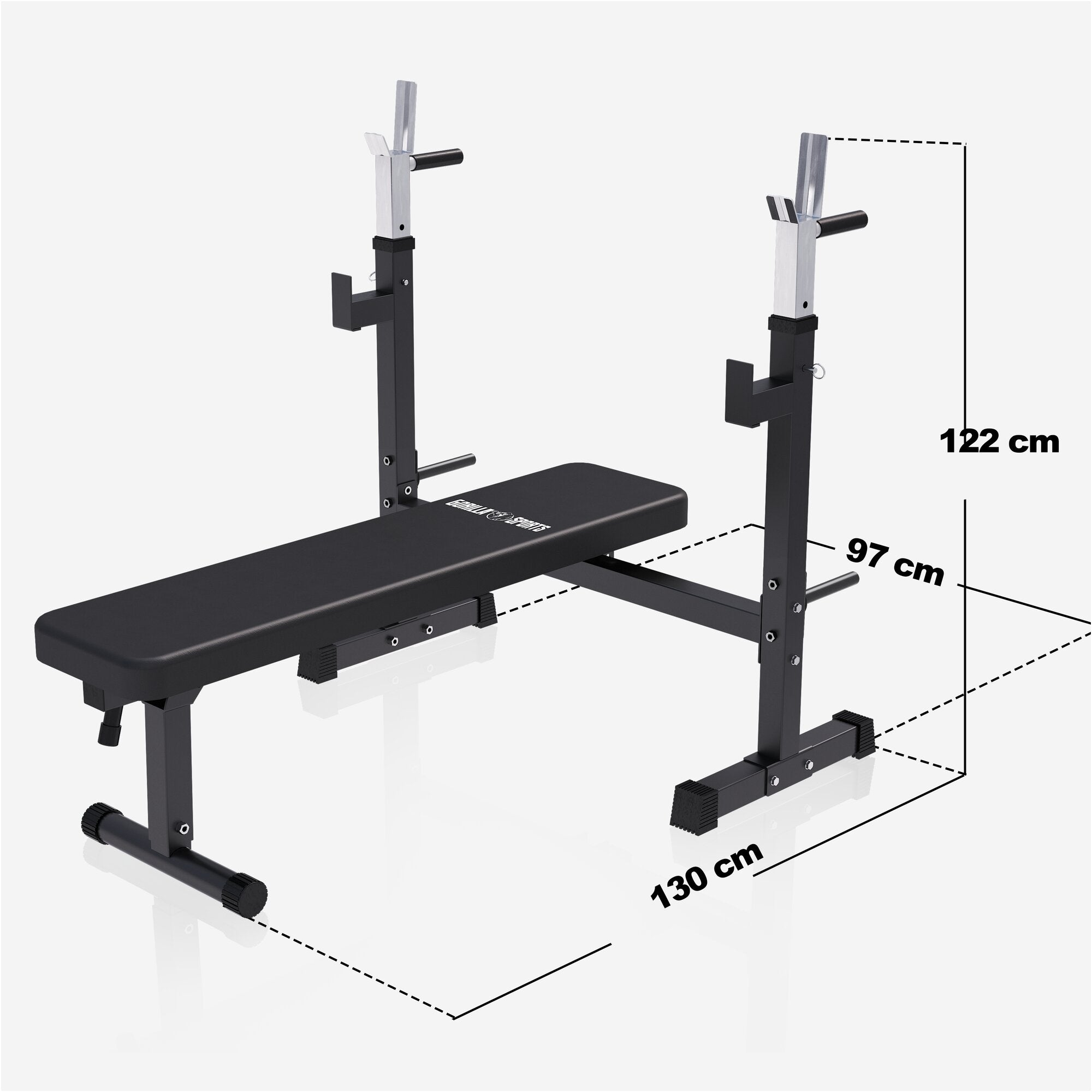 gorilla-sports-hantelbank-mit-ablage-breit-klappbar-bis-300-kg image 5