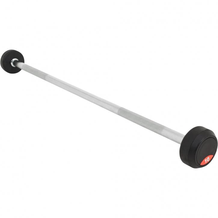 gorilla-sports-barbells-gummi-20-45-kg-fertig-montierte-langhanteln image 4