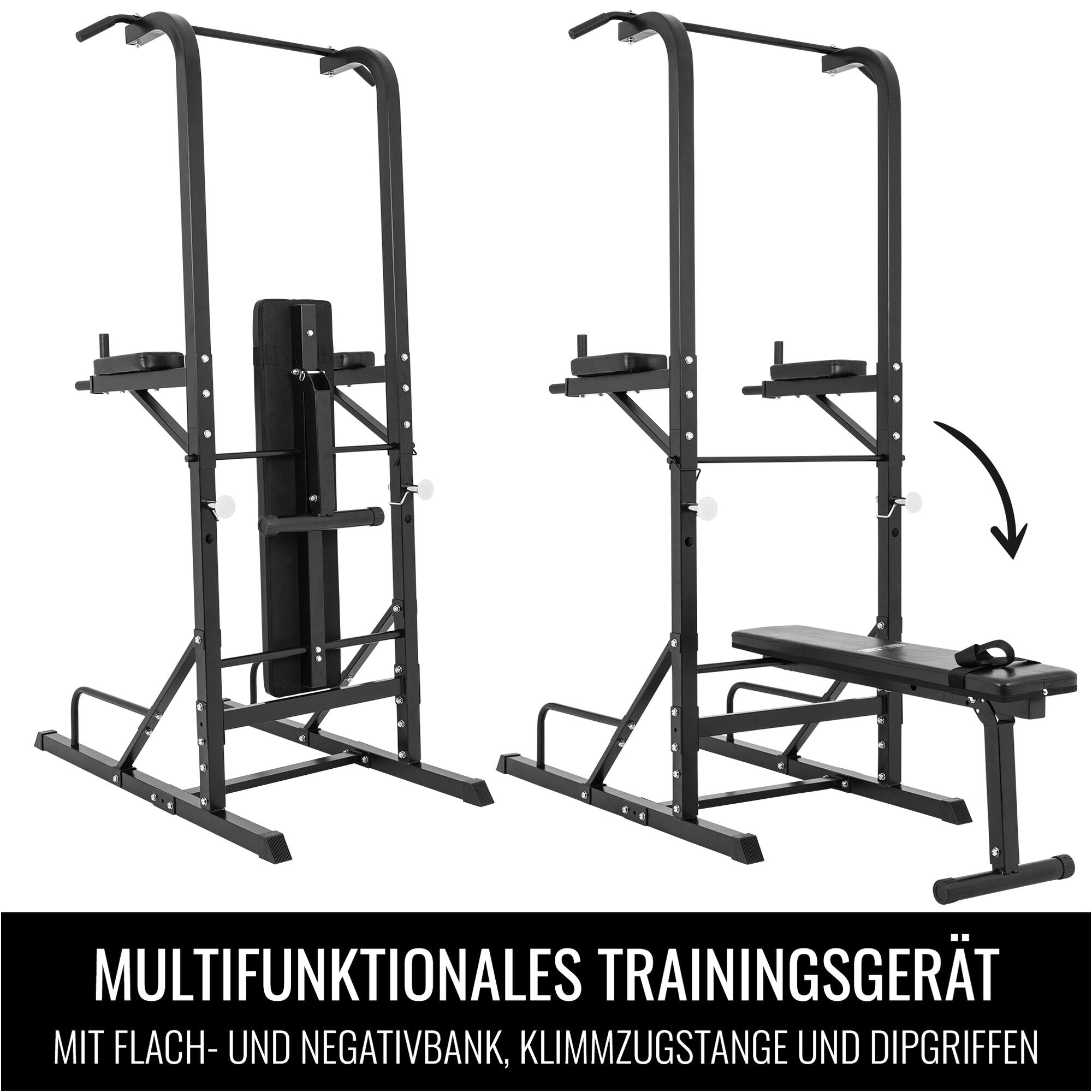 gorilla-sports-multistation-schwarz-dip-station-mit-klimmzugstange-und-hantelban image 5