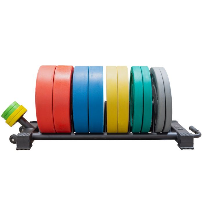 strength-shop-bumper-hantelscheiben-toast-rack-horizontale-lagerung-schwarz image 2