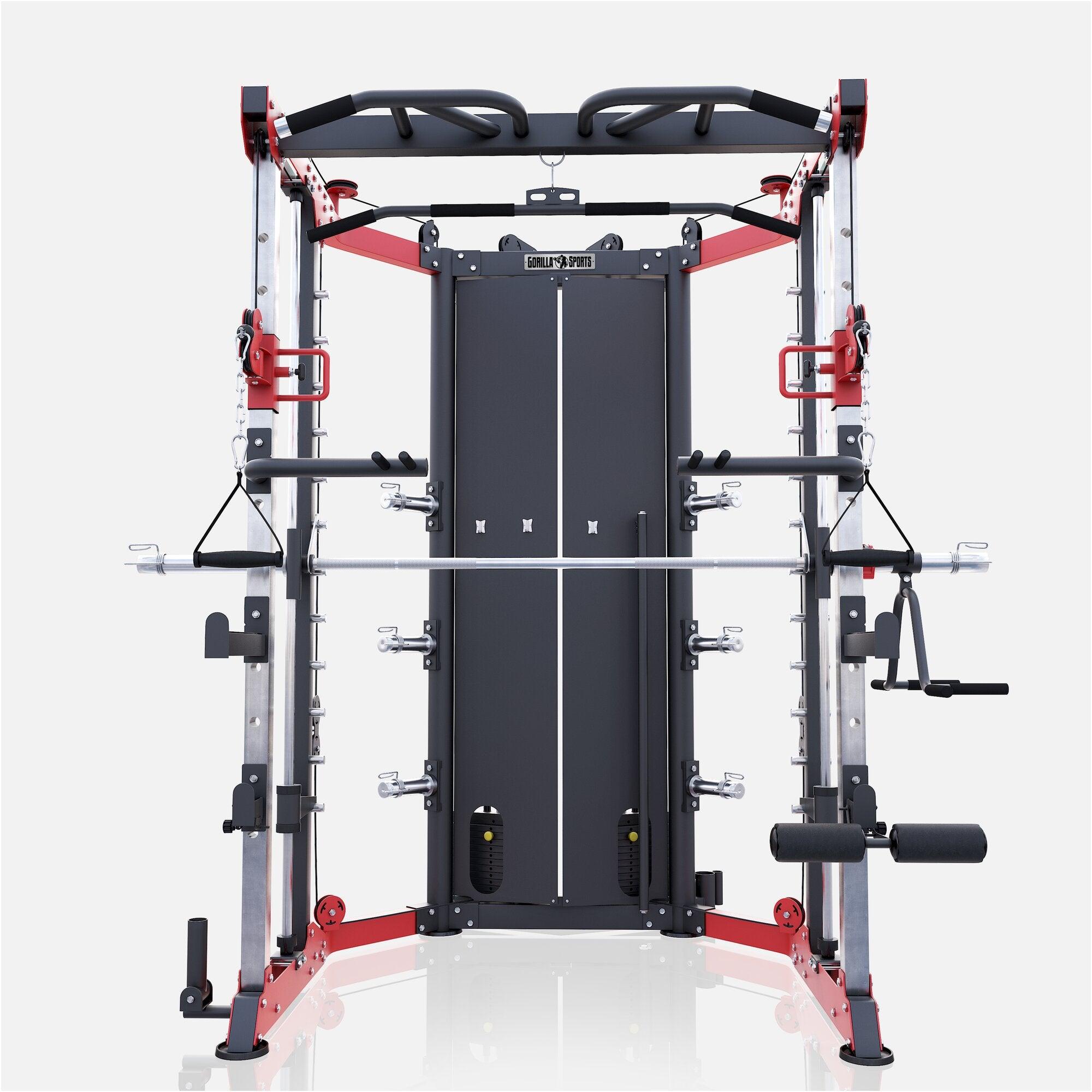 gorilla-sports-smith-machine-mit-steckgewichten-multistation-kraftstation image 3
